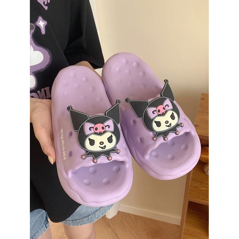 Dép bánh mì, Dép quai ngang hoạ tiết KUROMI thương hiệu XIXITAO