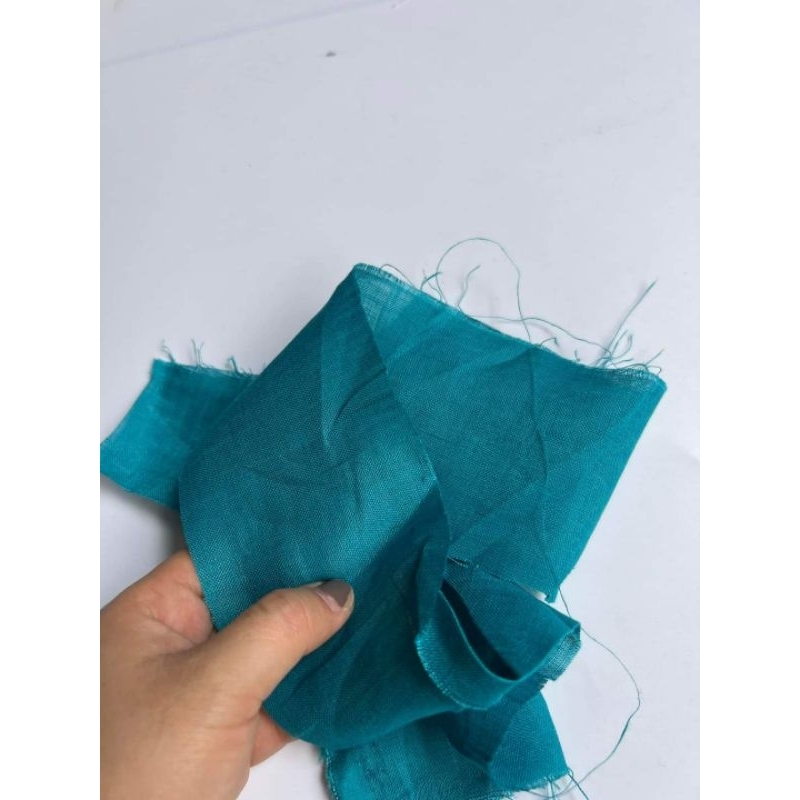 Linen TƯNG 100% sợi Linen màu XANH LÔNG CÔNG
