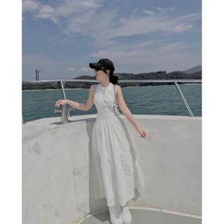 ĐẦM MAXI TRẮNG SÁT NÁCH