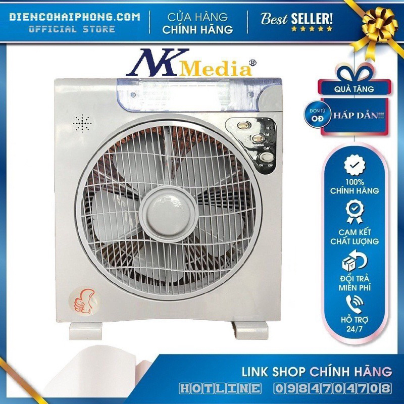 Quạt Tích Điện NK Media MD-EF021