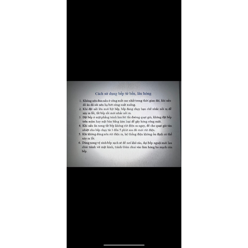 Thanh lý bếp từ phím bấm đang sử dụng bình thường