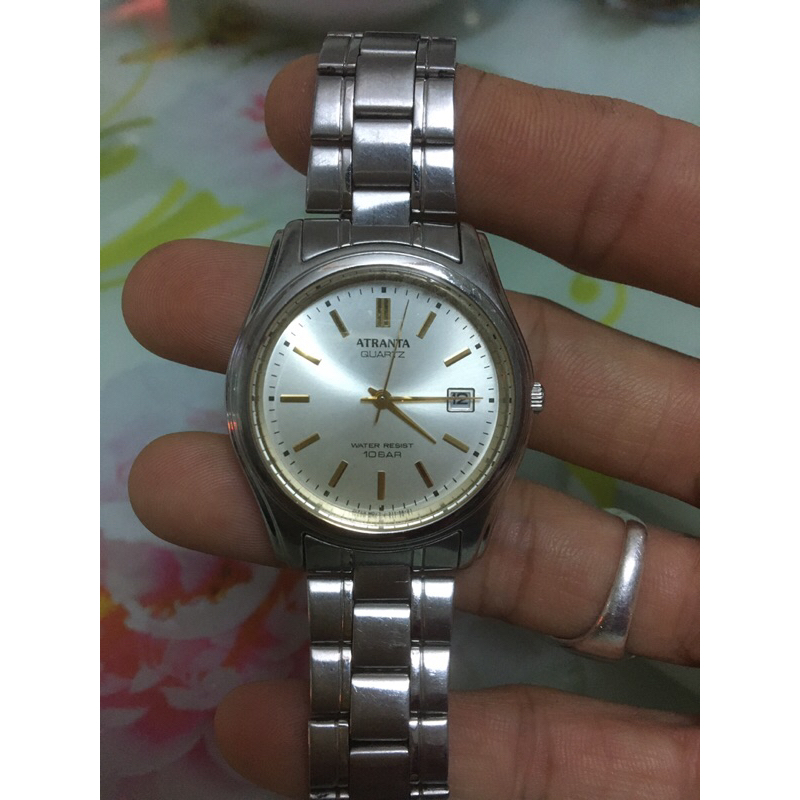 Đồng hồ si Nhật cho Nam thương hiệu ATranTa chính hãng, máy Quartz, có lịch