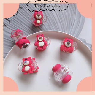 Kẹp tóc mái mini gấu dâu Lotso siêu đáng yêu, cute