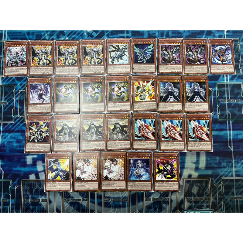 Bộ bài in Bystial Dragon Link-55 lá cả Extra Deck-in 1 và 2 mặt.