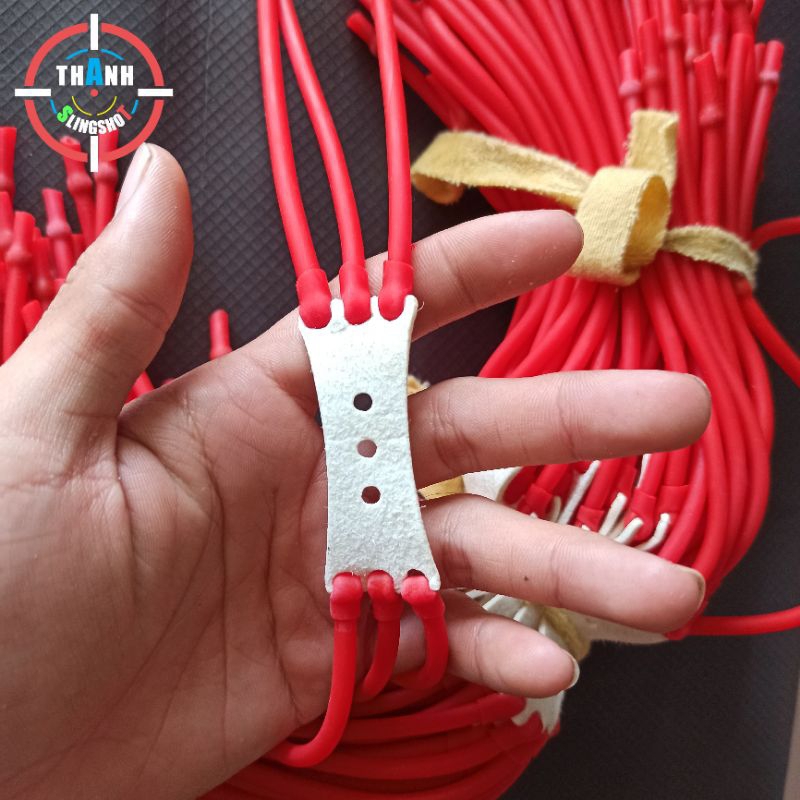 Dây thun tròn 3 cấp chơi cánh phượng và ná cải tiến