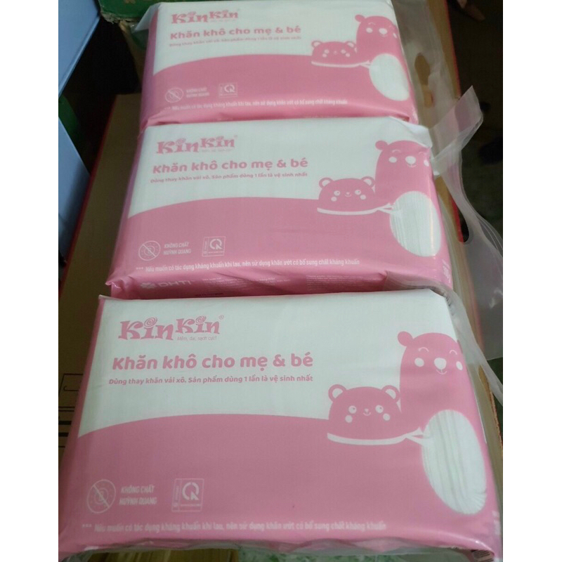 Khăn khô kin kin 300gr an toàn cho bé