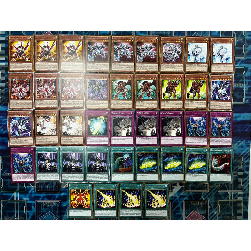 Bộ bài in Mathmech -55 lá cả Extra deck- In 1 và 2 mặt