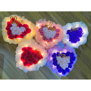 Cốt voan cắm hoa sáp 20 bông