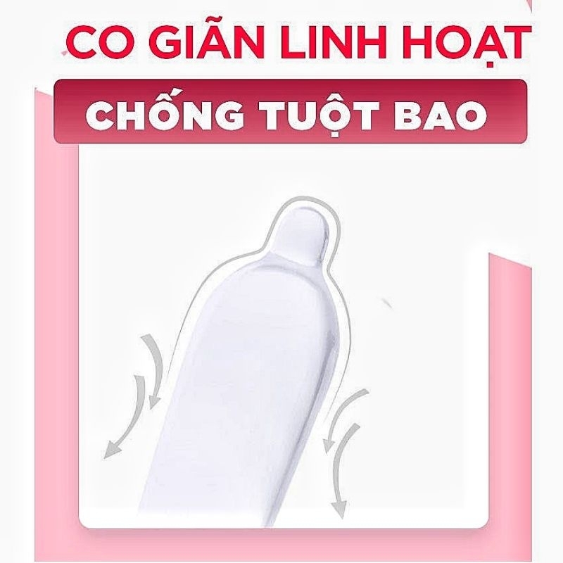 Bao cao su Sagami xtreme super thin siêu mỏng size 52mm hộp 10 bcs