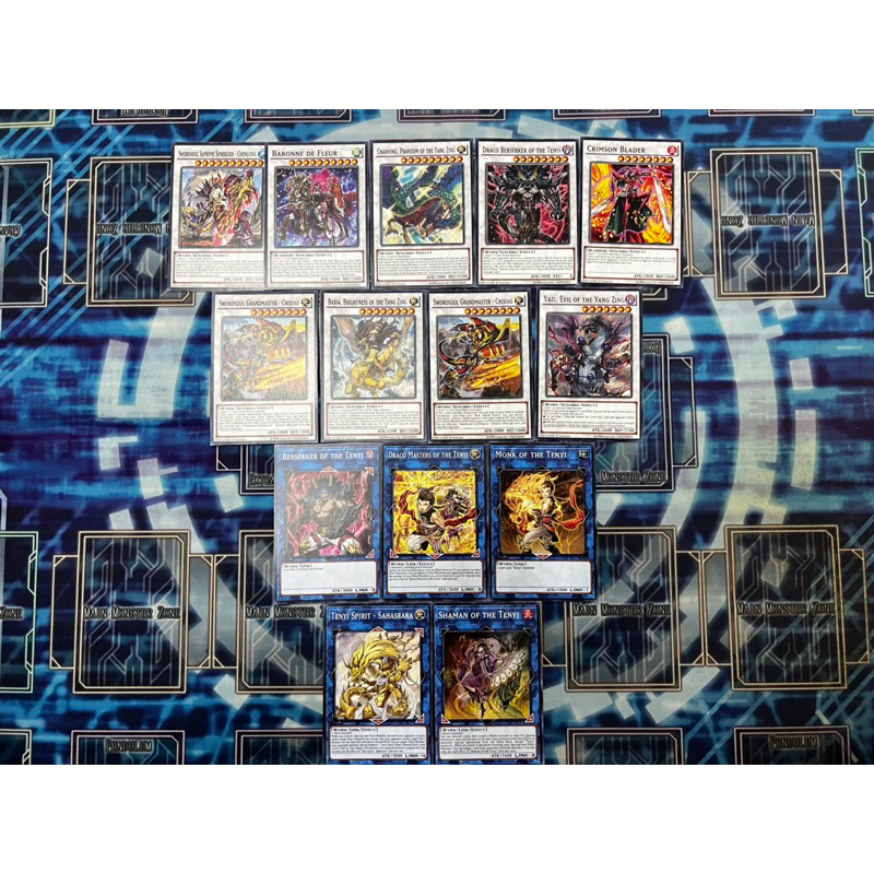 Bộ bài in Swordsoul Tenyi- 55 lá cả Extra deck- In 1 và 2 mặt