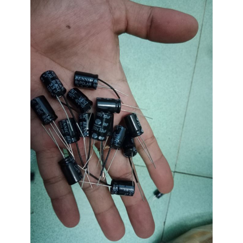 5 viên tụ cản loa treb 3.3uf