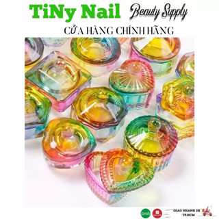 Hủ đựng lưu huỳnh đắp bột móng - dụng cụ ngành nail