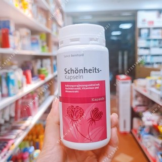 (Bill Đức ảnh sau)Sanct Bernhard Schonheits Viên uống đẹp da Tinh dầu hoa anh thảo, 200 viên
