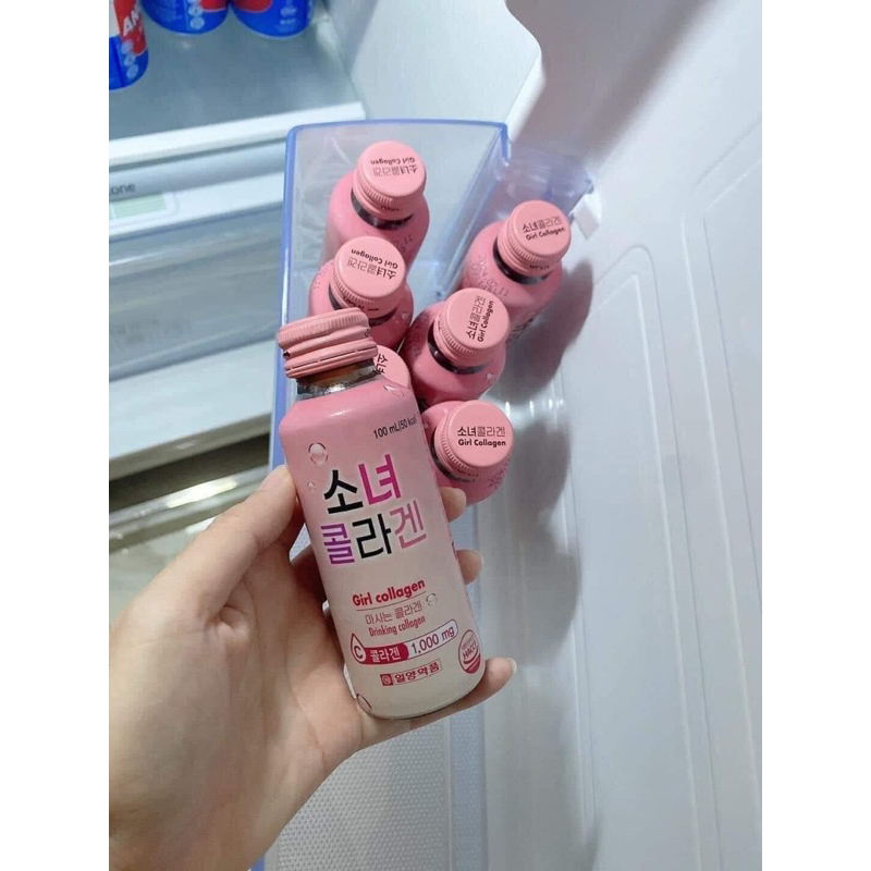 nước uống trắng da collagen girl Hàn Quốc