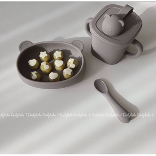 SET KHAY VÀ CỐC GẤU MODUI BLUEMAMA
