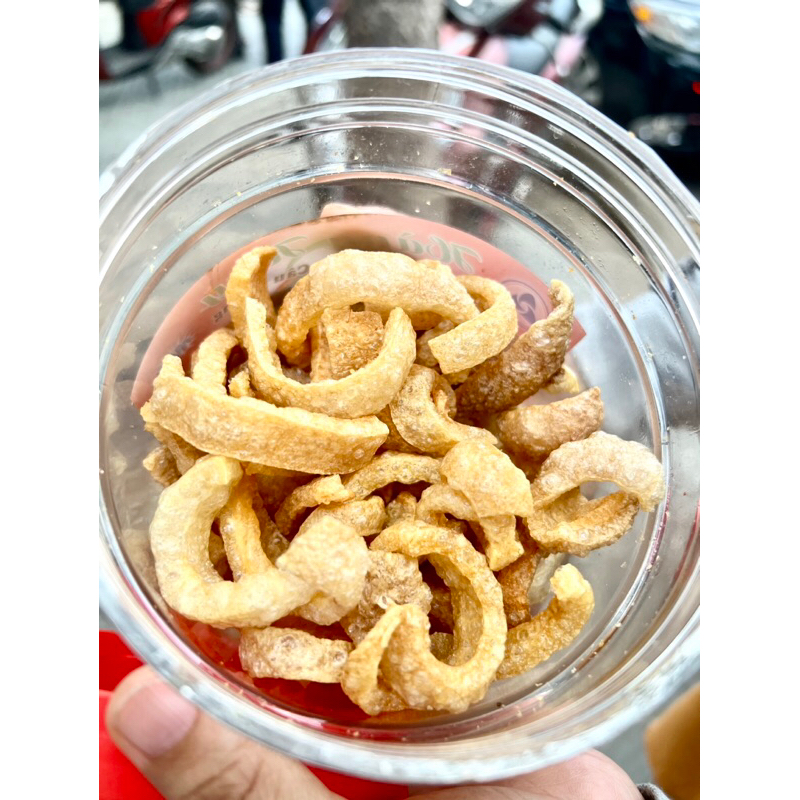 Da heo ăn vặt chiên giòn rụm nhà làm  - túi zip