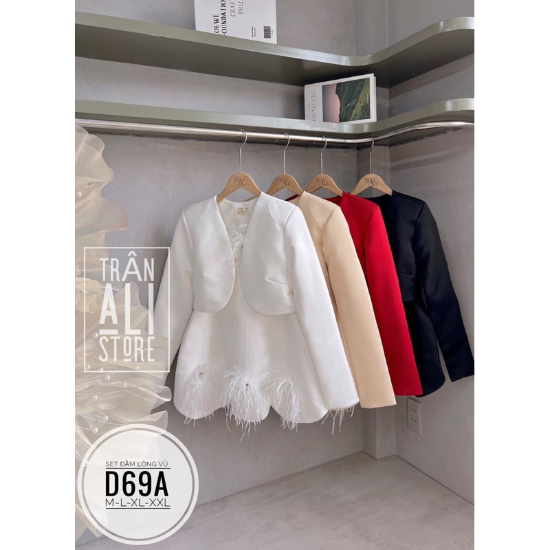 Set thiết kê lông vũ bigsize_saigon(50-90kg)
