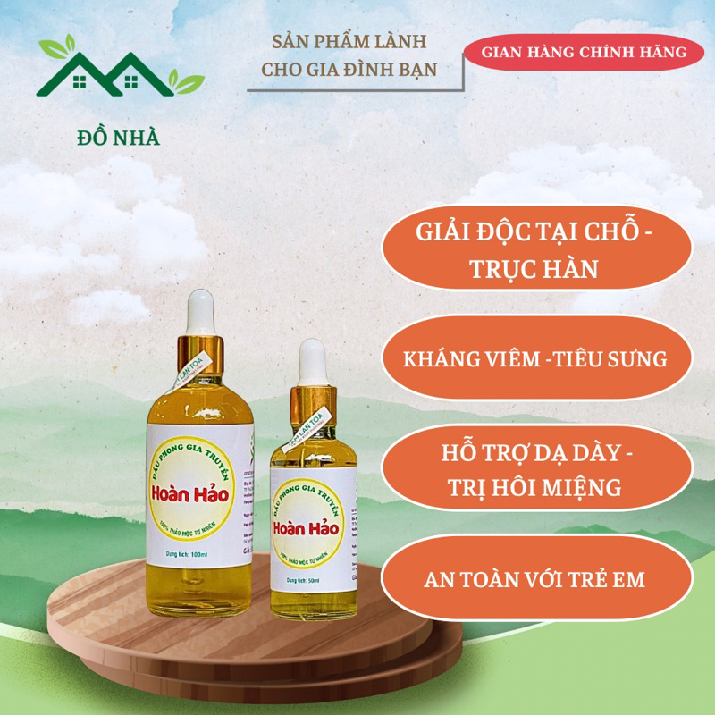 Dầu phong hoàn hảo <trục hàn sâu, giải độc- chăm sóc Da>