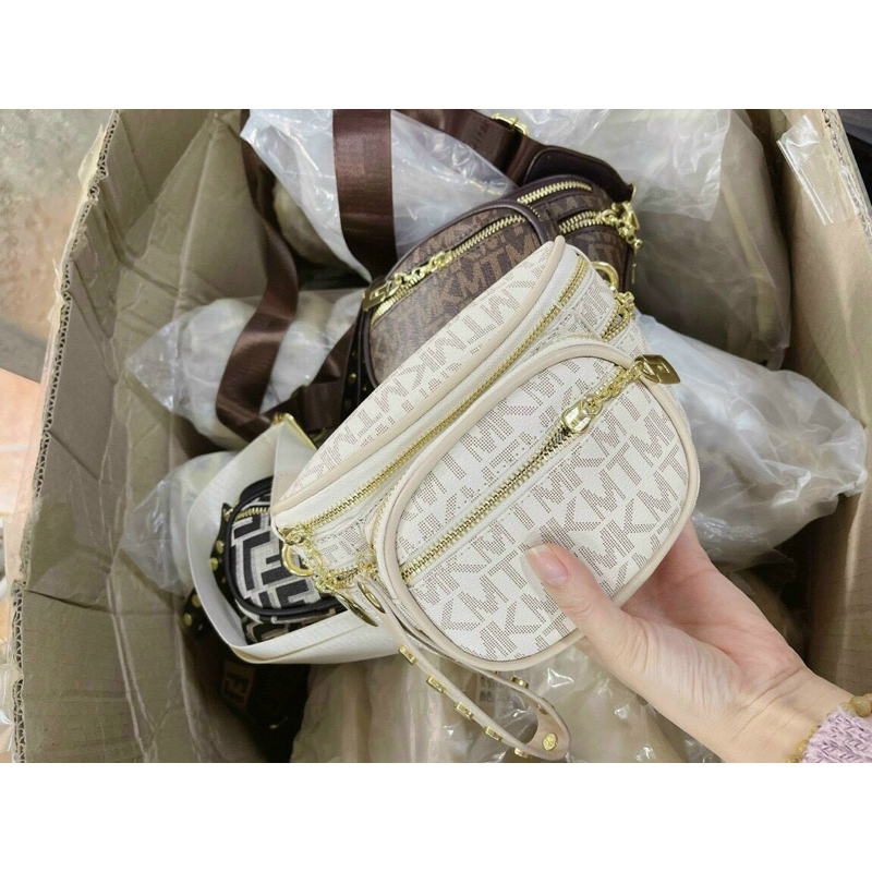 Túi bao tử đeo chéo nam nữ thời trang sang xịn Rosabeli