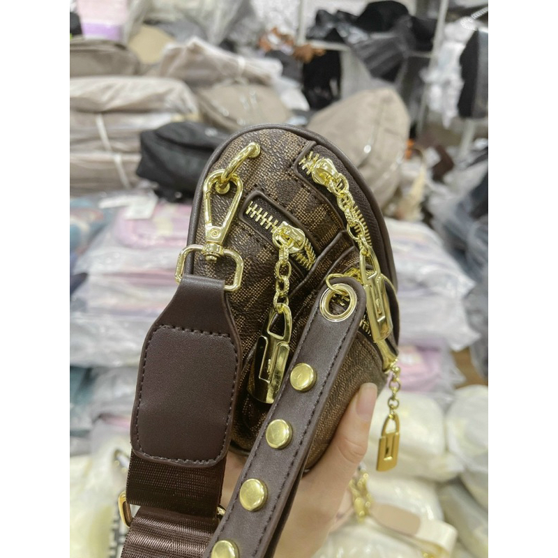 Túi bao tử đeo chéo nam nữ thời trang sang xịn Rosabeli