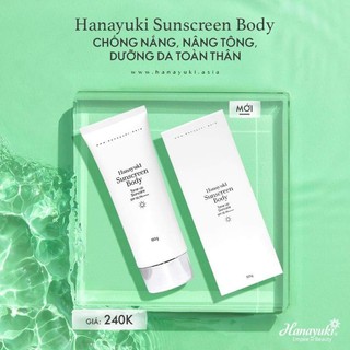 Kem Chống Nắng Nâng Tông Dưỡng Da Toàn Thân Hanayuki