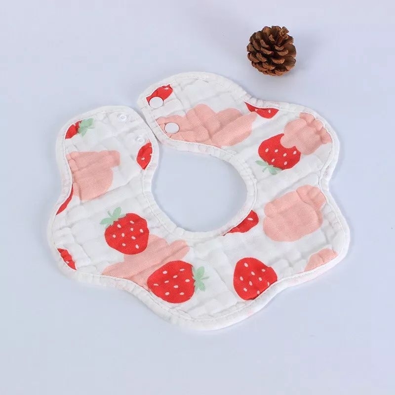 Yếm Xô Tròn Hình Cánh Hoa Xoay 360 Độ, Nhiều Mẫu Cho Bé