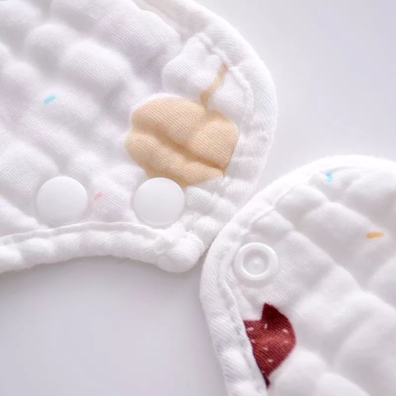 Yếm Xô Tròn Hình Cánh Hoa Xoay 360 Độ, Nhiều Mẫu Cho Bé