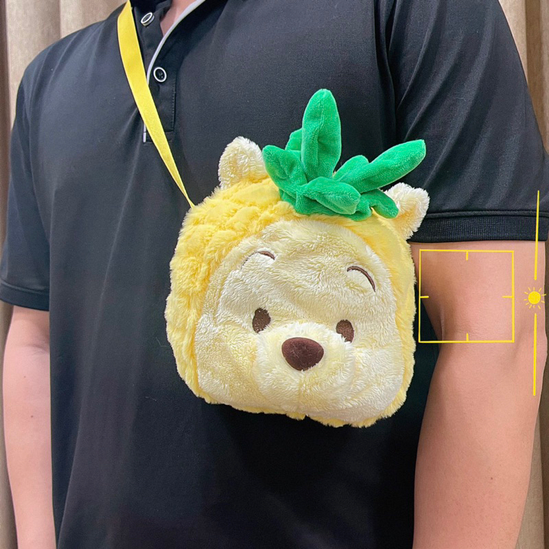 Túi Gấu Bông Winnie Pooh Trái Dứa siêu đáng yêu 20cm |ẢNH THẬT-CÓ SẴN|
