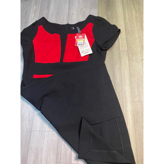 New đầm đen phối eo 75cm mã 192