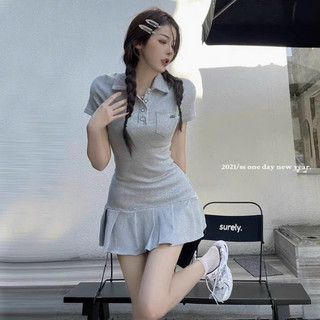 ĐẦM THUN GÂN POLO ĐUÔI CÁ
