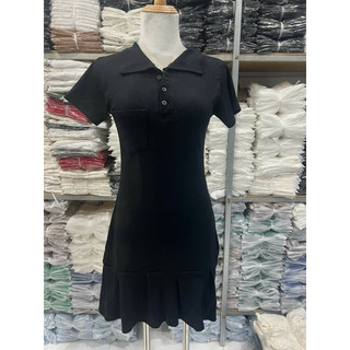 ĐẦM THUN GÂN POLO ĐUÔI CÁ