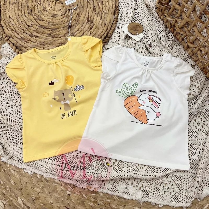 Áo cộc tay bé gái Dokma 9-36M mã DA1379