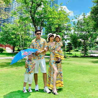 Set đồ đôi Gia Đình, Set đồ đi biển cho gia đình