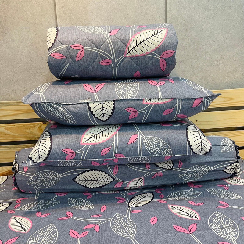 Drap cotton 100% , ga trải giường cao cấp chuẩn LOGO CTY thoáng mát LÁ HỒNG MỚI