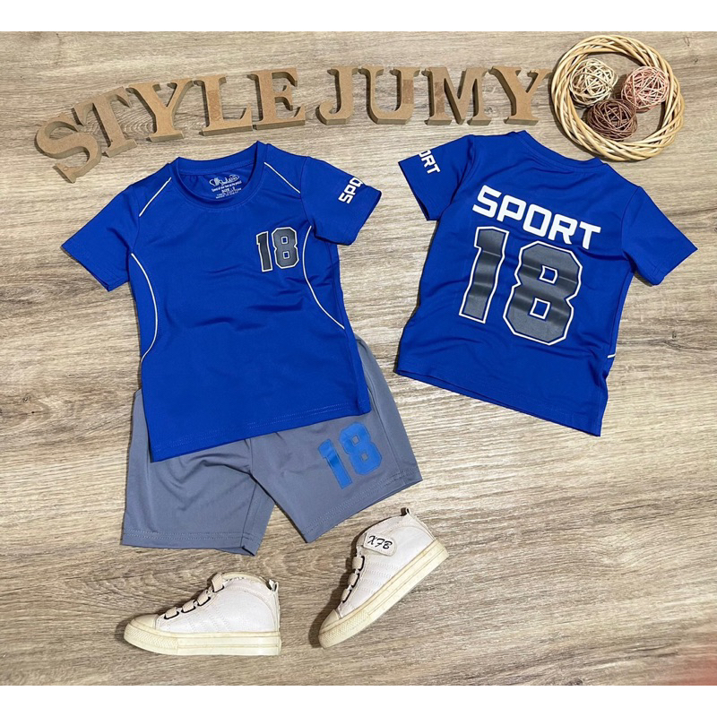 Bộ thể thao thun lạnh 18 - nike chất thun lạnh cao cấp co giãn thoải mái kiểu dáng khoẻ khoắn cho bé trai 10-25kg