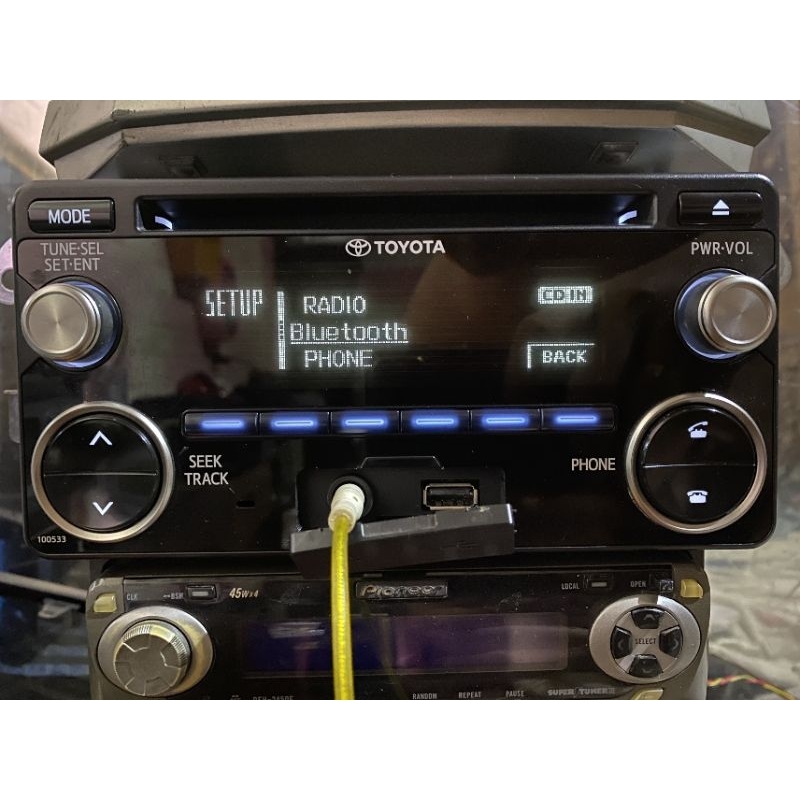 Đầu ToyotaBLUETOOTHAUX/USB/CD MP3/RADIO . xe toyota Altis