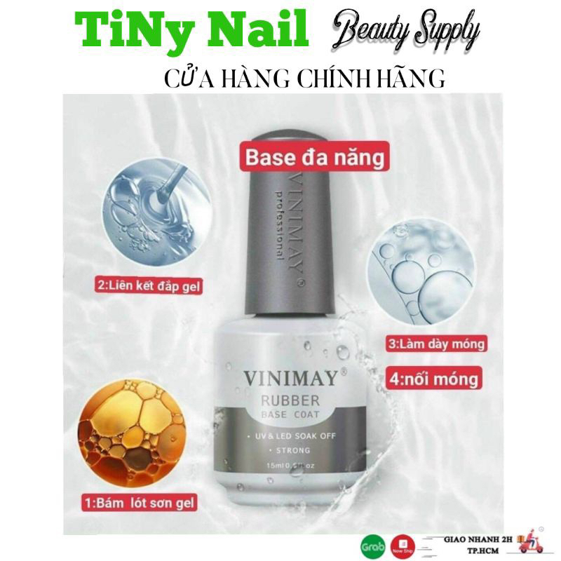 Base đa năng 5in1 chính hãng VINIMAY chuyên nghiệp cho thợ nail