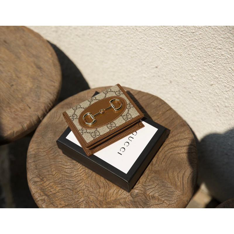 Ví Gập Gucci Horsebit Đen Nâu  -  By Anh Dinh Phuong