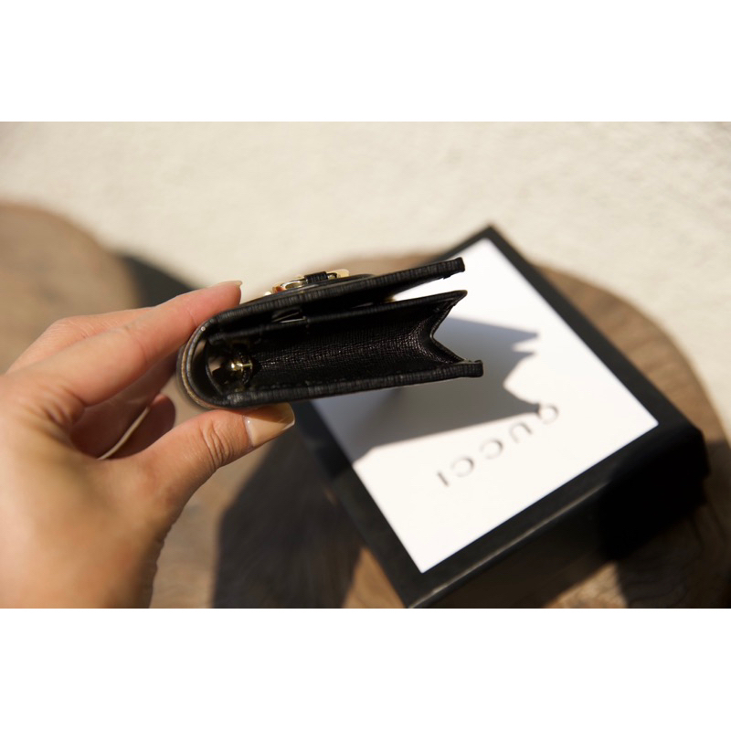 Ví Gập Gucci Horsebit Đen Nâu  -  By Anh Dinh Phuong