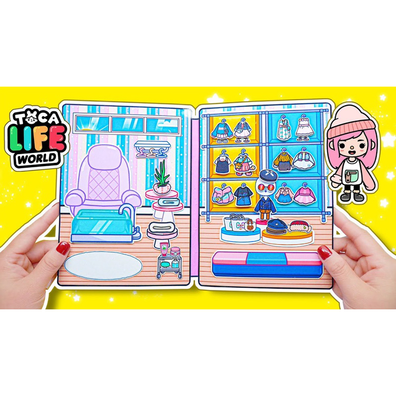 Shopping cùng Toca Boca - Búp bê giấy
