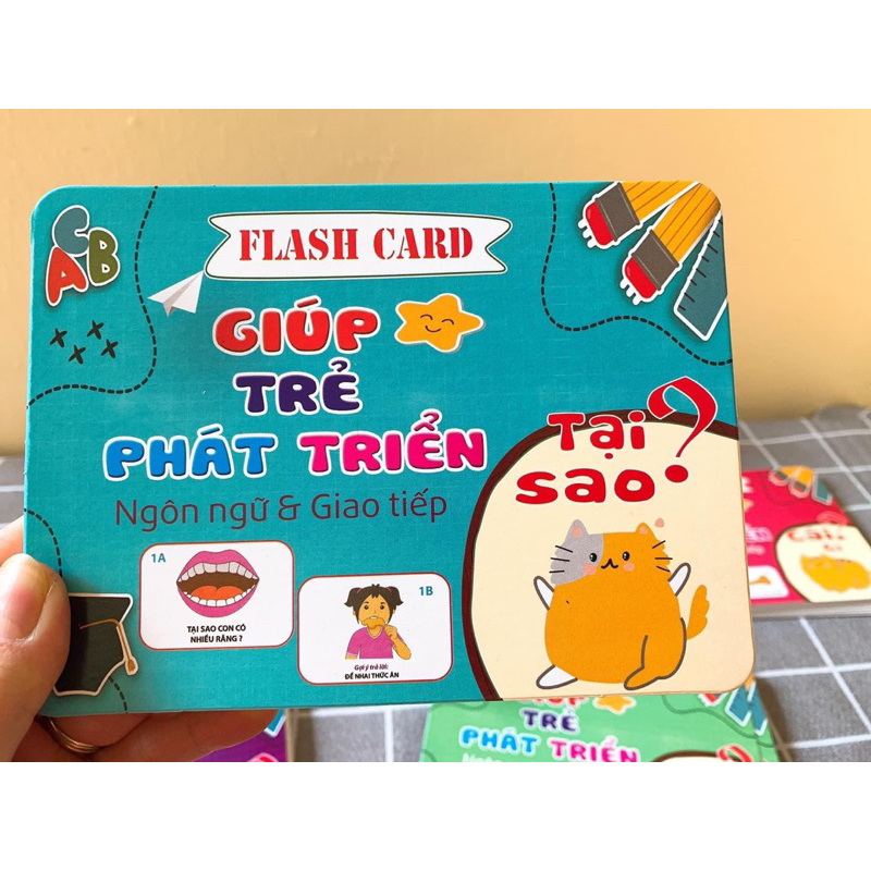 ❤️🍄 Flash card phát triển ngôn ngữ giao tiếp Ai? Cái gì? Tại sao?