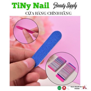 Dũa móng tay mini -set 10 chiếc- Lốc 100 chiếc dũa mini hai mặt nhám
