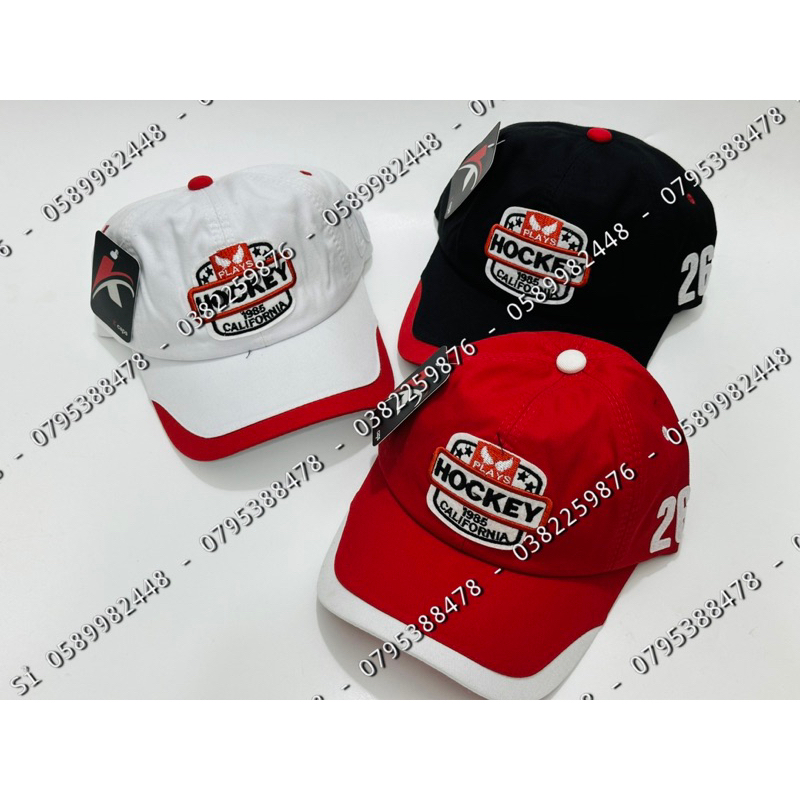 Mũ Lưỡi Trai From Đẹp Thoáng Khí Thêu Chữ Hockey Phong Cách Hàn Quốc Thời Trang Nam Nữ