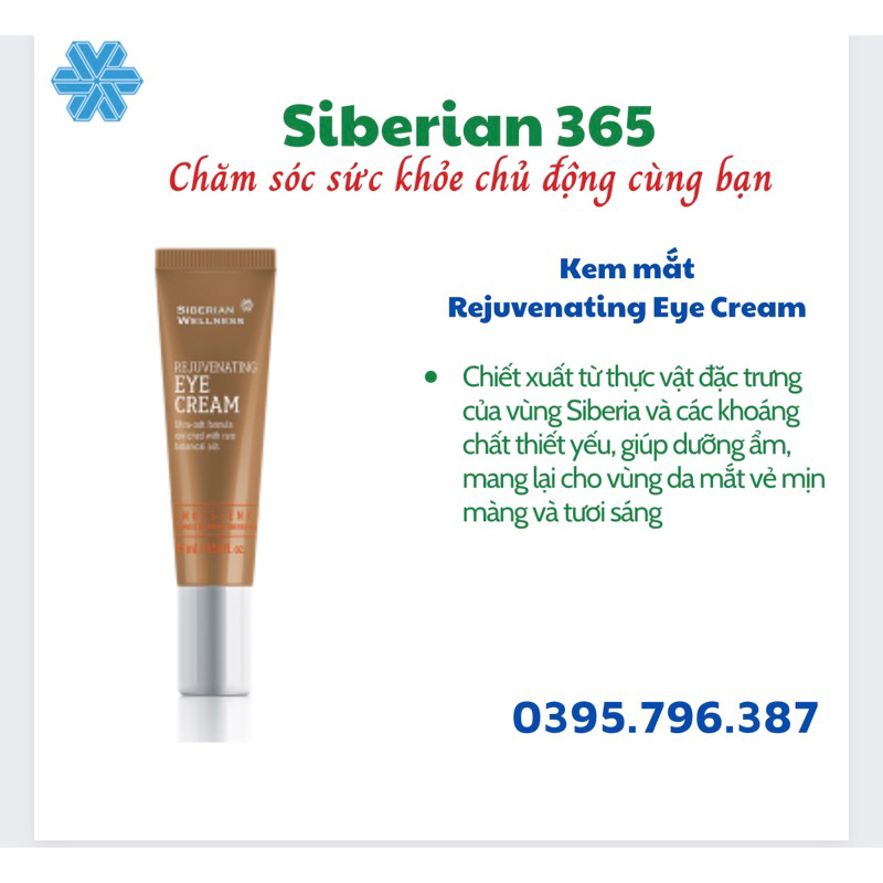 Kem dưỡng mắt SIBERIAN WELLNESS Rejuvenating Eye Cream