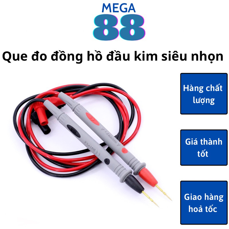 Dây đo đồng hồ vạn năng loại tốt chân kim siêu nhỏ mạ đồng - dây đồng hồ đo điện