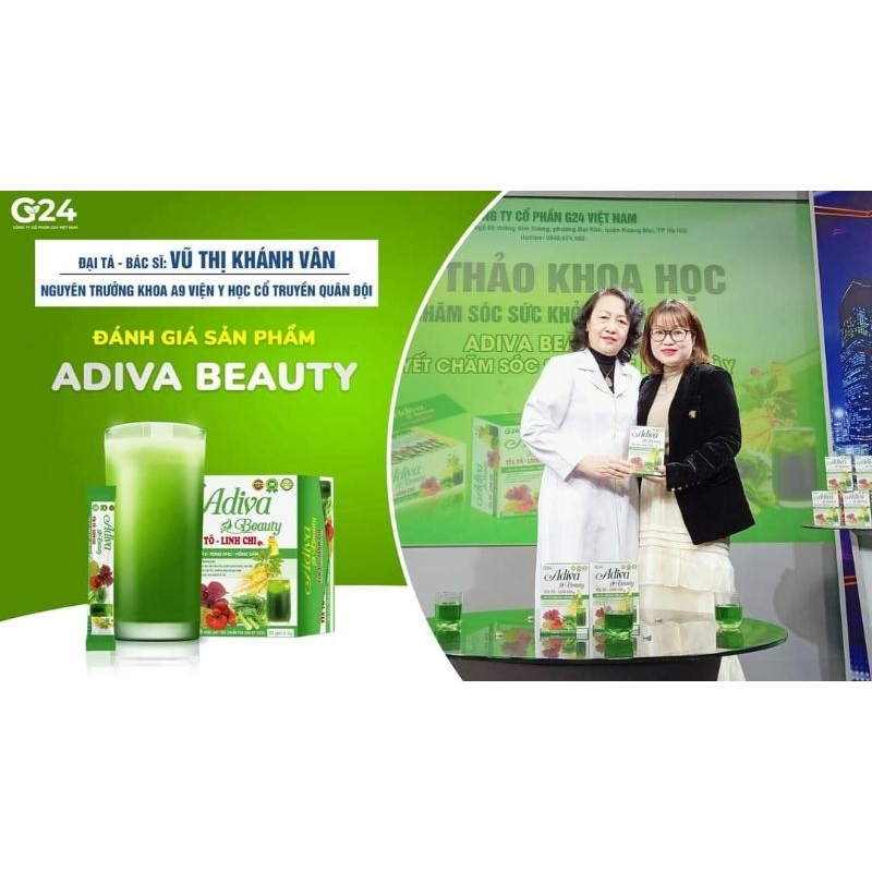 Adiva Beauty Tía Tô, Linh Chi,Cần Tây 30 gói