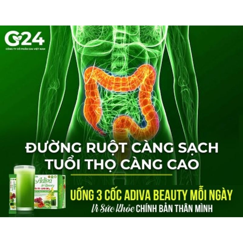 Adiva Beauty Tía Tô, Linh Chi,Cần Tây 30 gói