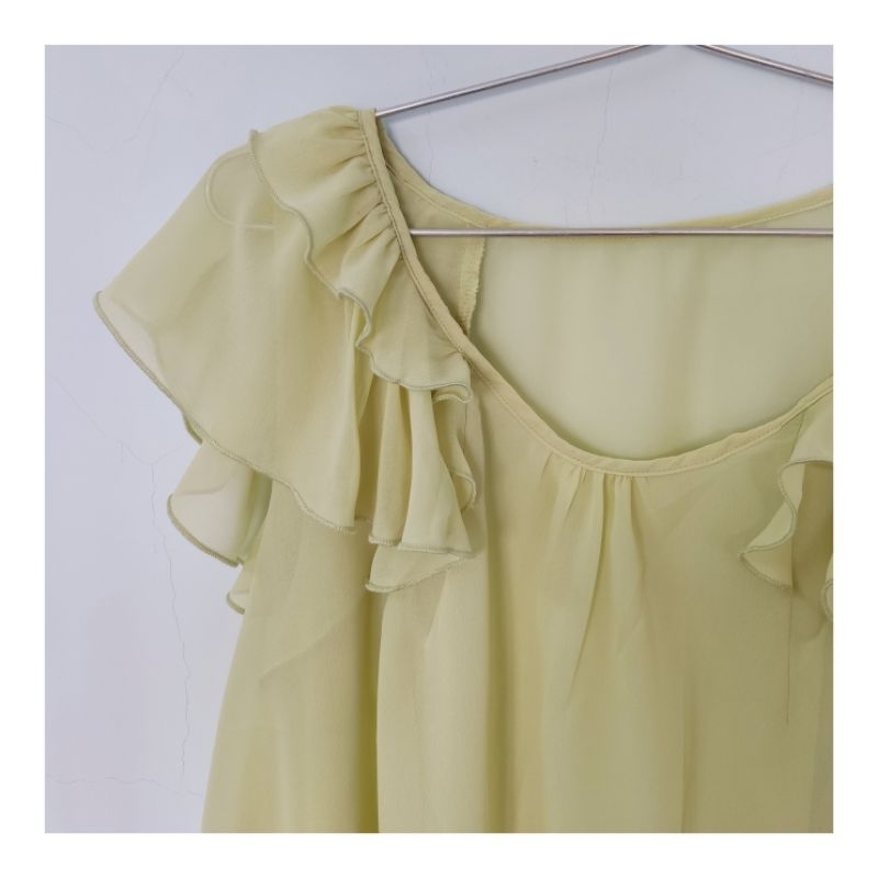 Áo babydoll tay cánh tiên second hands