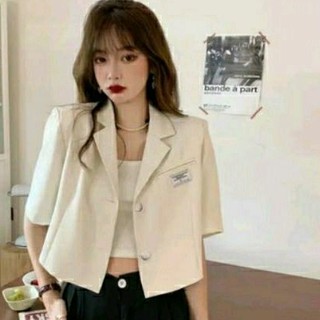 Áo khoác blazer ngắn tay thời trang mùa hè nữ