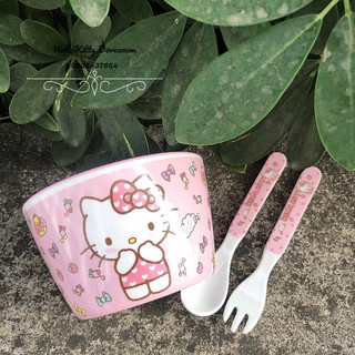 Bộ chén muỗng nĩa Hellokitty Doreamon